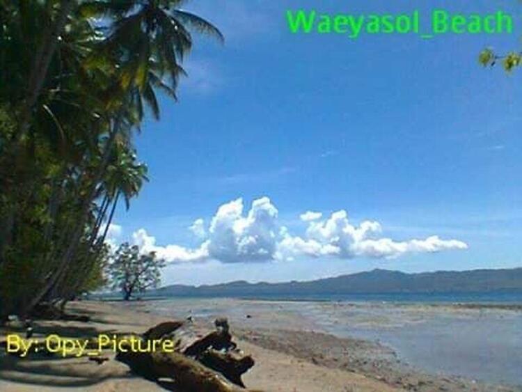 Pantai Waeyasol nampak dari jauh Pantai Waeyasol nampak dari jauh